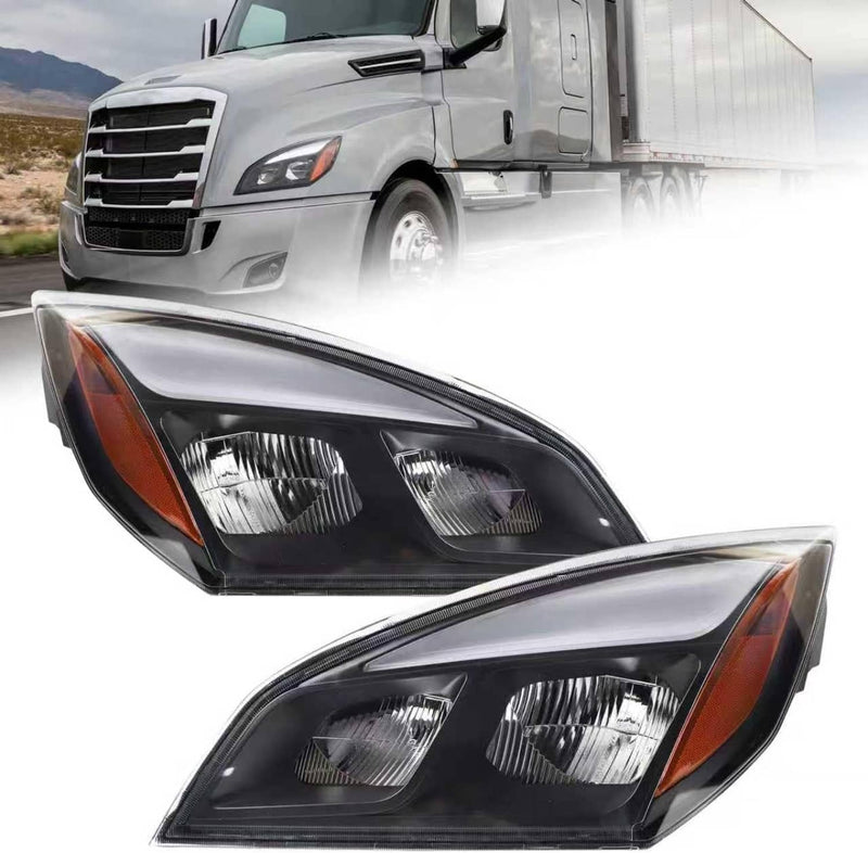 Full LED Headlights Headlamps Left Right for Freightliner Cascadia 2018-2022
