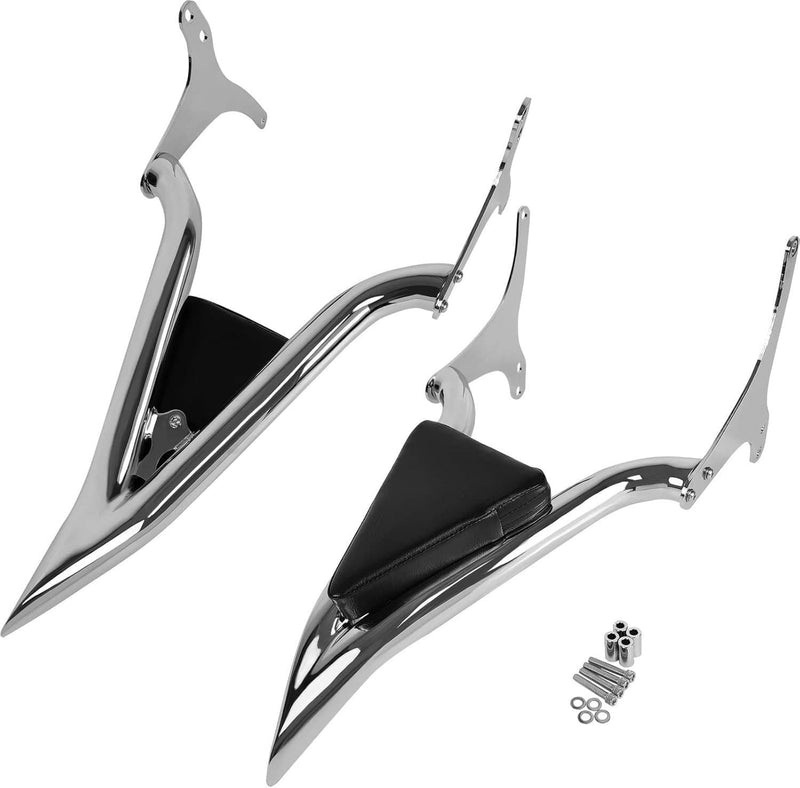 22'' Chrome Backrest Sissy Bar for Harley Road King Electra Glide 1997-2008