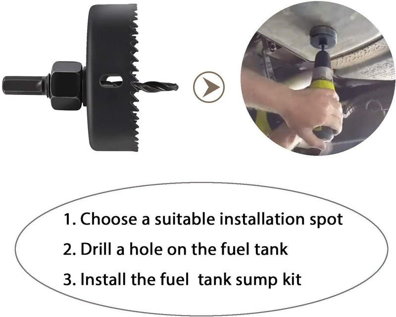 Fuel Tank Sump Kit for Cummins Powerstroke Duramax FASS Airdog Pump Diesel Gas