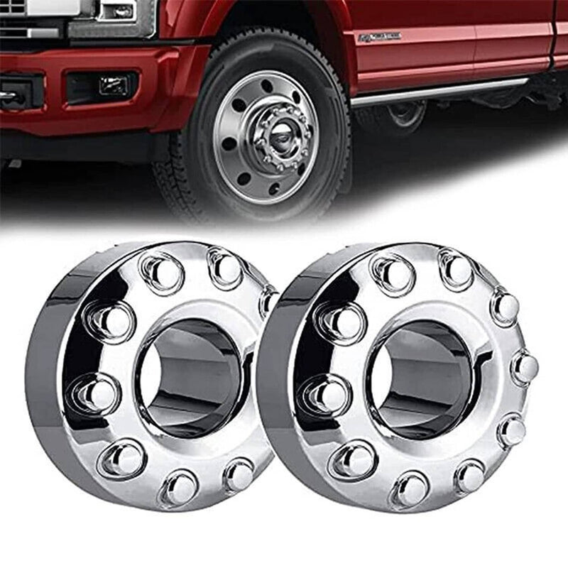 2Pcs Dually 10 Lug Wheel Center Hub Caps for Ford F450 F550 Super Duty 2005-2017