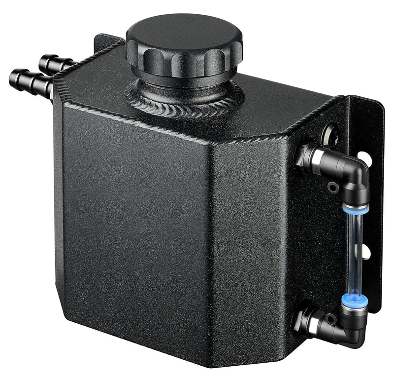 1L Aluminum Radiator Coolant Overflow Bottle Recovery Water Tank Reservoir