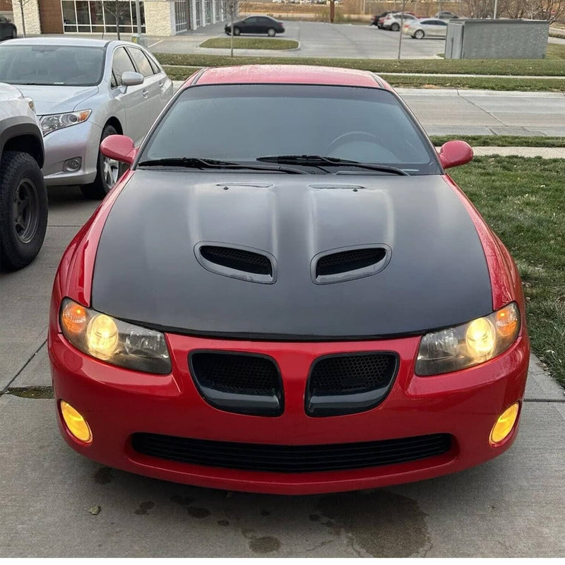 DURAFORCE Front Upper Kidney Grille Insert Left Right Black ABS for Pontiac GTO 2004-2006