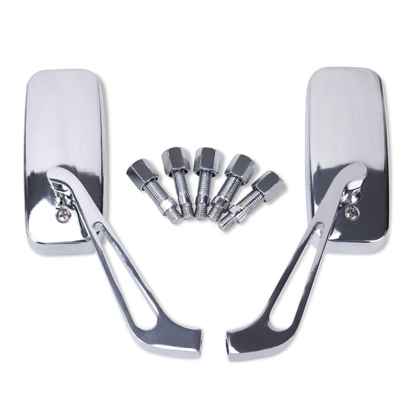 Chrome Rearview Mirrors for Harley Sportster Glide Motorcycle Universal