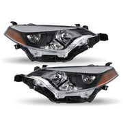 DURAFORCE Headlights For 2014 2015 2016 Toyota Corolla Headlamps Left+Right SET Head Light