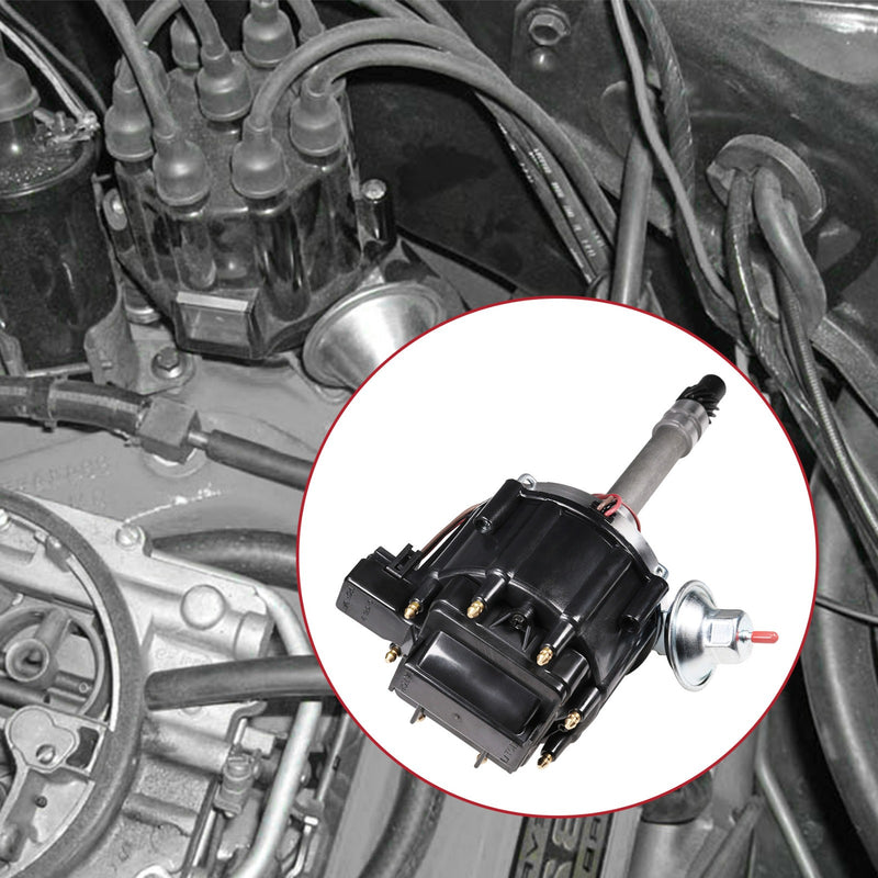 D33102BK HEI Tach Drive Distributor for Chevy 327 350 383 Corvette 1962-1974