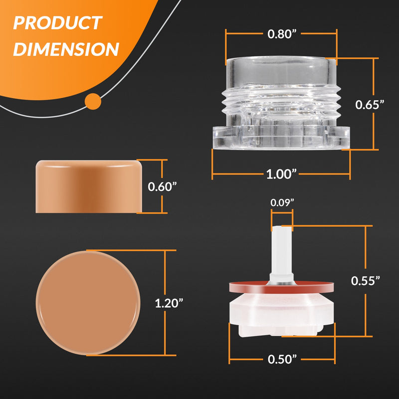 RK-17VB Vacuum Breaker Float Kit for Woodford Model 17 4-Pack