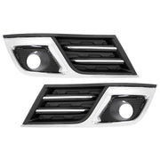 DURAFORCE GM1039150 Fog Light Bezel Trim Covers for Chevrolet Traverse 2013-2017 Pair
