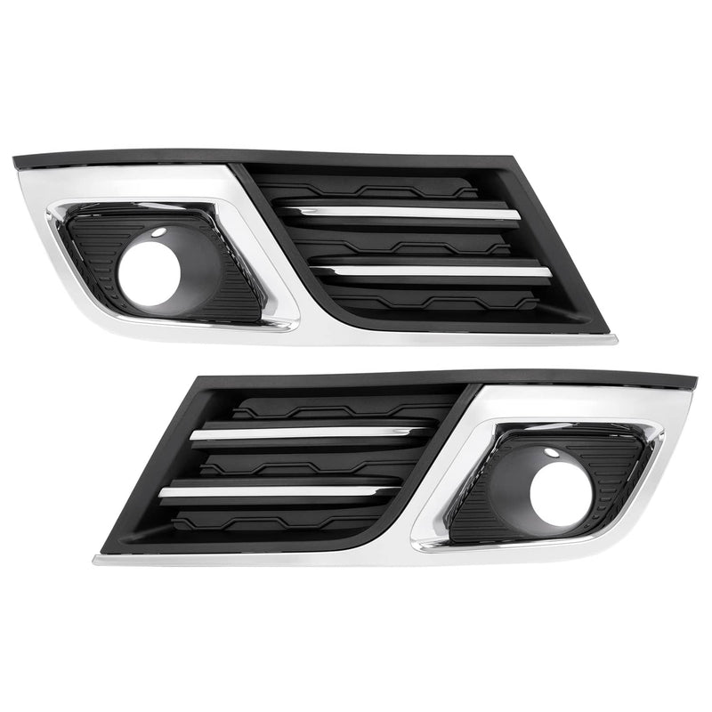 DURAFORCE GM1039150 Fog Light Bezel Trim Covers for Chevrolet Traverse 2013-2017 Pair