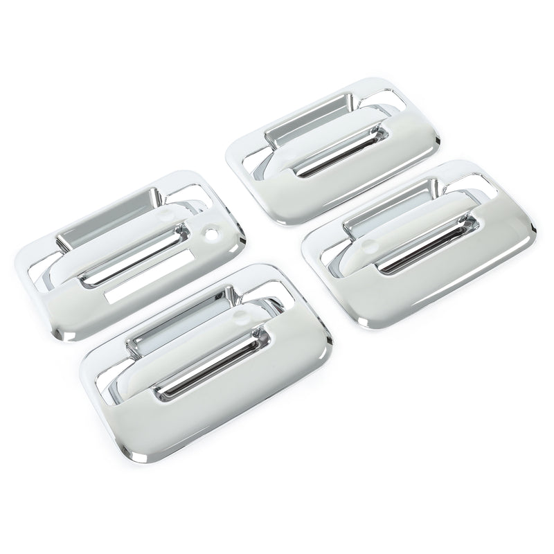 Door Handle Cover for Ford F-150 F150 4DR Crew Cab 2004-2014 Chrome ABS Keypad