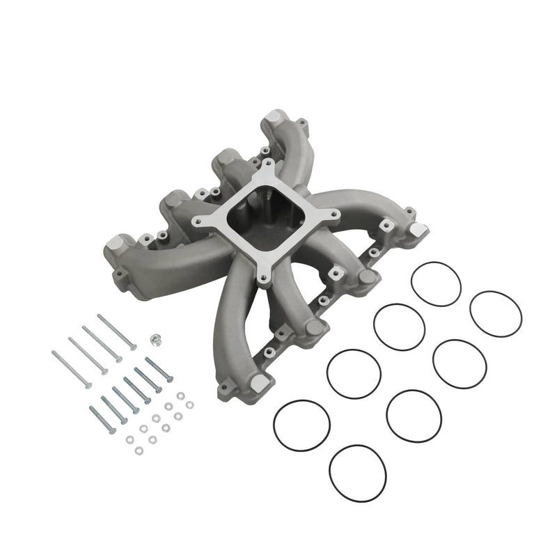 Intake Manifold w/ Gasket Single Plane Mid-Rise for GM LS1 LS2 LS6 2500-7000