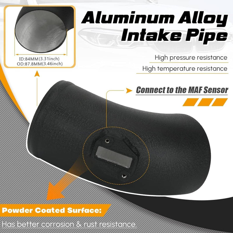4 Inch Cold Air Intake System with Black Filter for BMW M340i G20 G21 B58 3.0