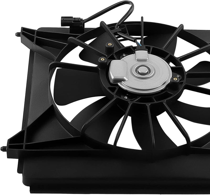 A/C Condenser Radiator Cooling Motor Fan for 2013-2017 Honda Accord Touring 2Pcs