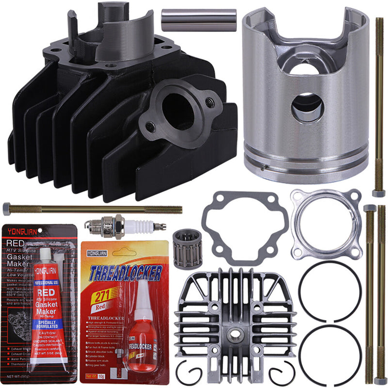 47mm Cylinder Piston Head Gasket Top End Rebuild Kit for Yamaha PW80 1983-2006
