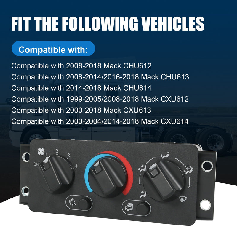 25110700 A/C Climate Control Module Panel for Mack Truck 2008-2018 20992943