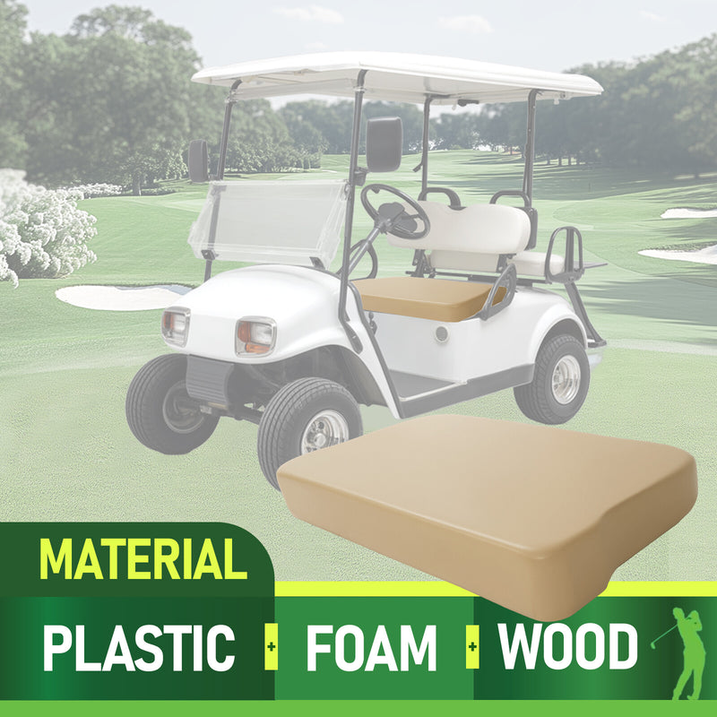 Golf Cart Tan Seat Bottom Assembly for EZGO Marathon Pre-Medalist 1973-1994