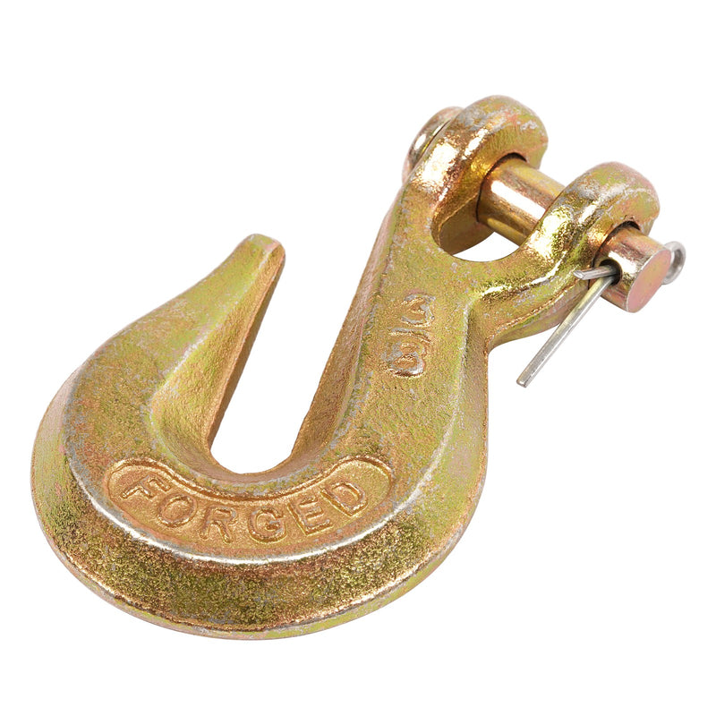 G70 3/8" Clevis Grab Hook Tow Chain Tie Down for Flatbed Truck Trailer 10 Pack