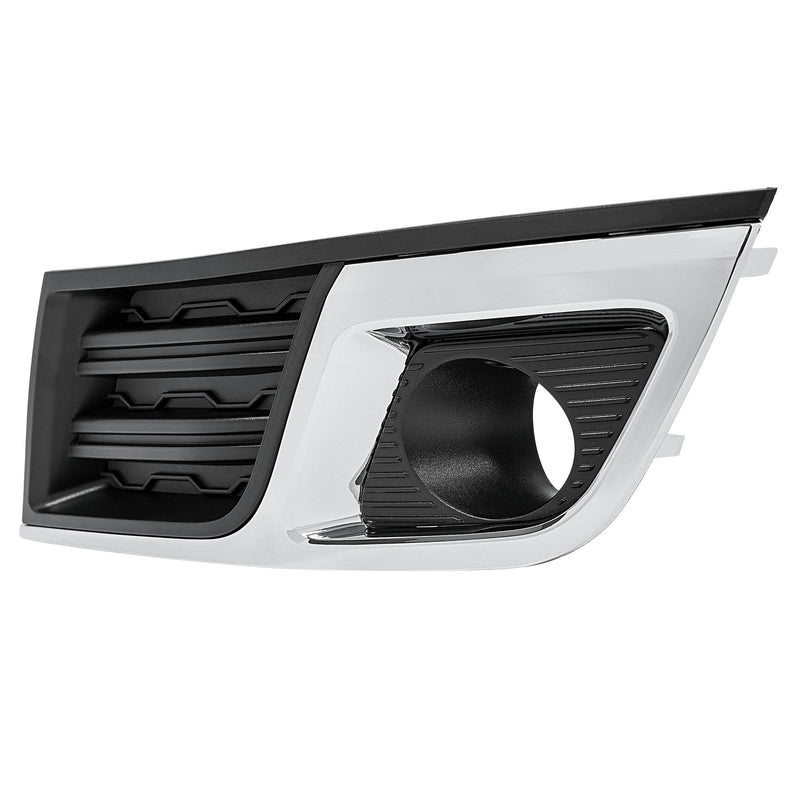 Fog Light Bezel Cover Trim Front Left Black Chrome for Chevy Traverse 2013-2017