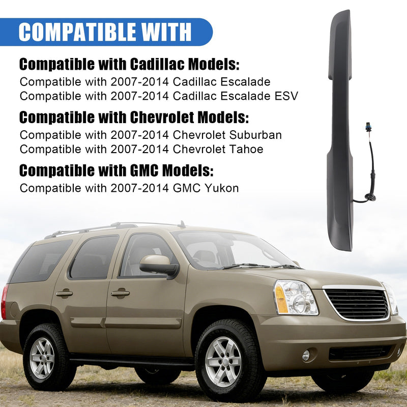25838218 Outside Lift Gate Handle Black for GMC Yukon Suburban Tahoe Escalade 07