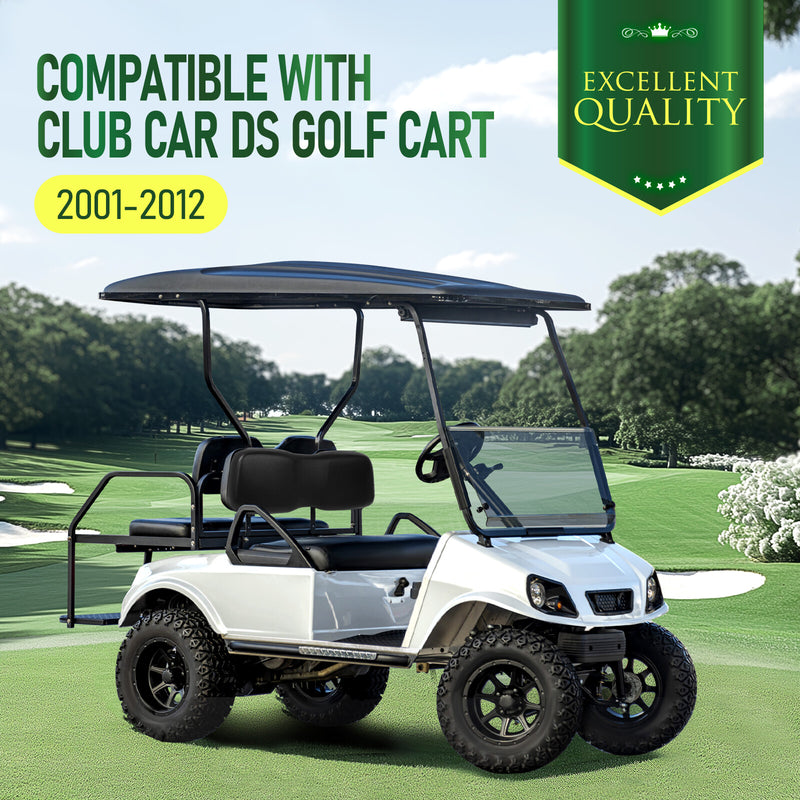 For Club Car DS 2001-2012 Front Seat Back Bottom Cushion Assembly Golf Cart