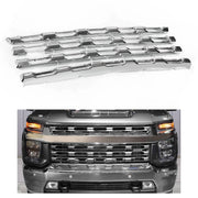 DURAFORCE Chrome Grille Insert Overlay for Chevy Silverado 2500 3500 HD LT WT 20-23
