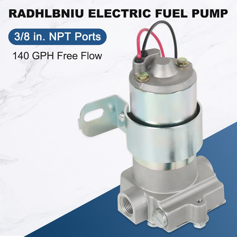 14 PSI Electric Fuel Pump Race 140 GPH Street Strip Carbureted 12-815-1