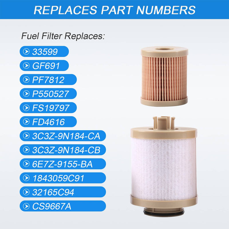 FD-4604 FD-4616 Fuel Filter Diesel for Ford F250 F350 F450 Powerstroke