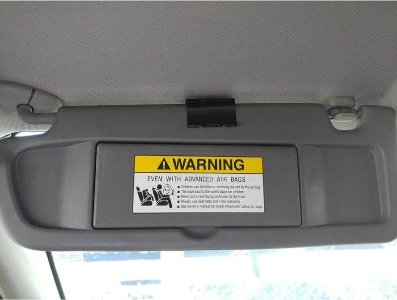 Sun Visor Dark Gray Left Right Set for 2006-2011 Honda Civic Pair