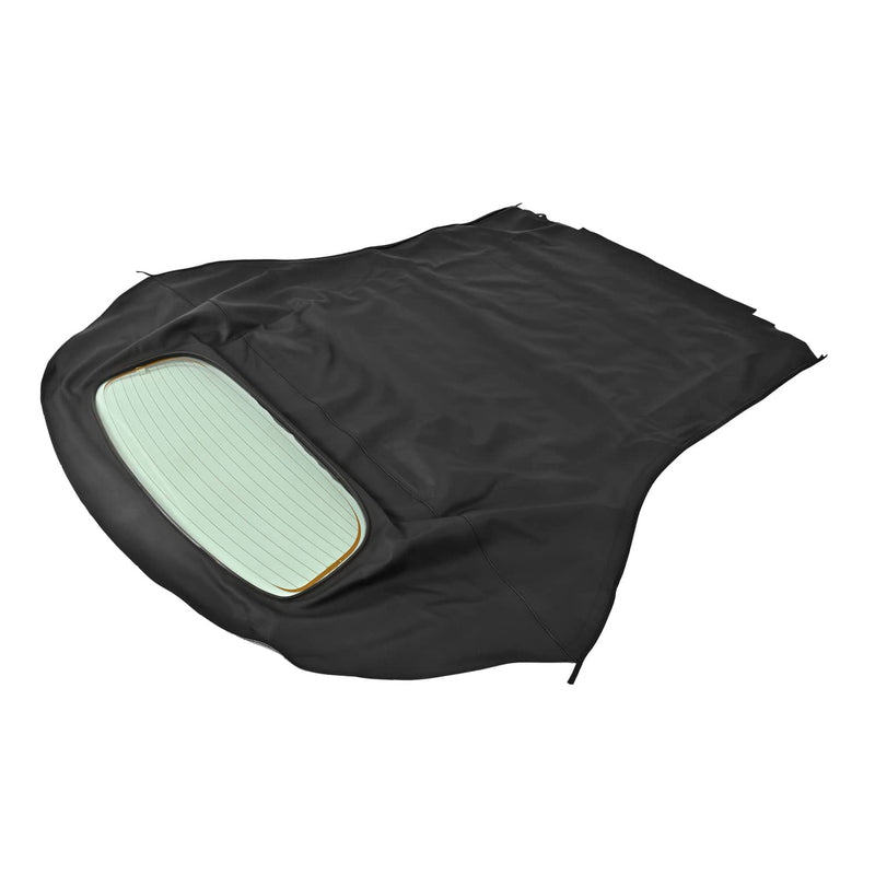 DURAFORCE Convertible Top Glass Window for Toyota Solara 2004-2009 08 Black Twill Vinyl