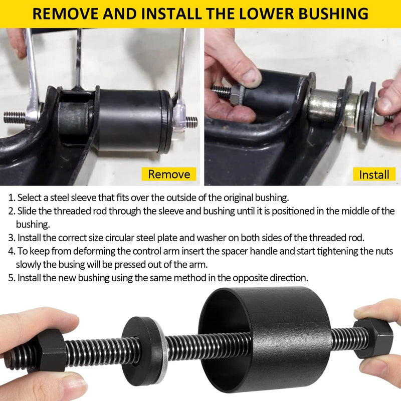 85000009 Upper Lower Control Arm Bushing Removal Install Tool for GM A/F/G-Body