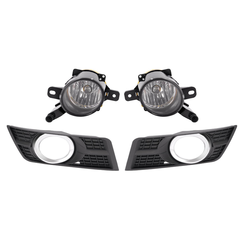 Fog Lights With Bezel Bumper Lamp Cover for Cadillac SRX 2010-2016 Pair