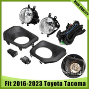 DURAFORCE Front Grille Valance Fog Light Bezels Bracket Set for 2016-2023 Toyota Tacoma