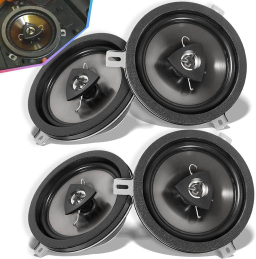 DURAFORCE 77KICK10 6.5in Speaker for Kicker 2007-2018 Jeep Wrangler JK JKU 4 Pack