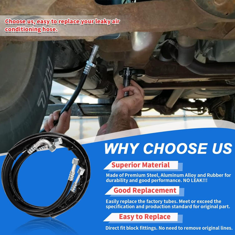 C4677 Rear Aux AC Lines Replacement for Caravan Town and Country 2008-2011