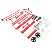DURAFORCE Mobile Multi-Roll Masking Paper Machine Dispenser Holds 3 Rolls