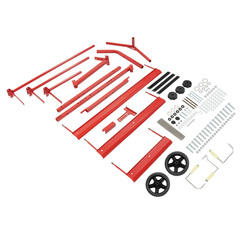 DURAFORCE Mobile Multi-Roll Masking Paper Machine Dispenser Holds 3 Rolls