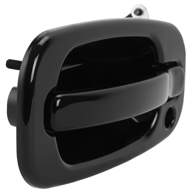 Outside Door Handles Set Painted Black for Silverado Tahoe Sierra 99-06 4 Pcs