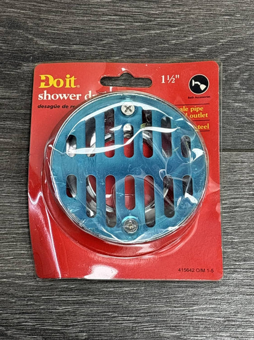DURAFORCE 1-1/2 In Shower Drain for Do It Best with 3-1/2 In Stainless Steel Strainer