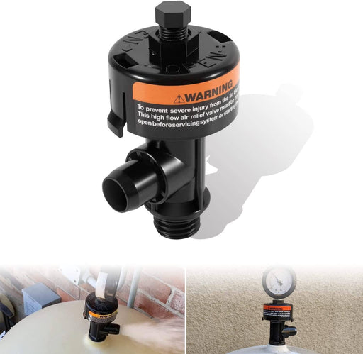 DURAFORCE 98209800 98209803 High Flow Manual Air Relief Valve Replacement for Pentair