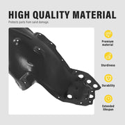 DURAFORCE Front Left & Right Side Inner Fender Liner for Honda Accord Sedan 2018-2022