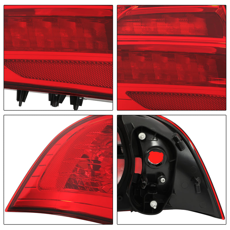 Driver Left Side Tail Light Assembly Rear Brake Lamp for Acura TL 2004-2008