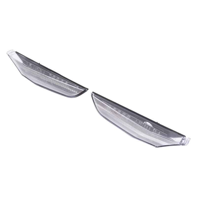 Pair Front Bumper Signal LED Side Marker Light for Infiniti G35 2003-2006