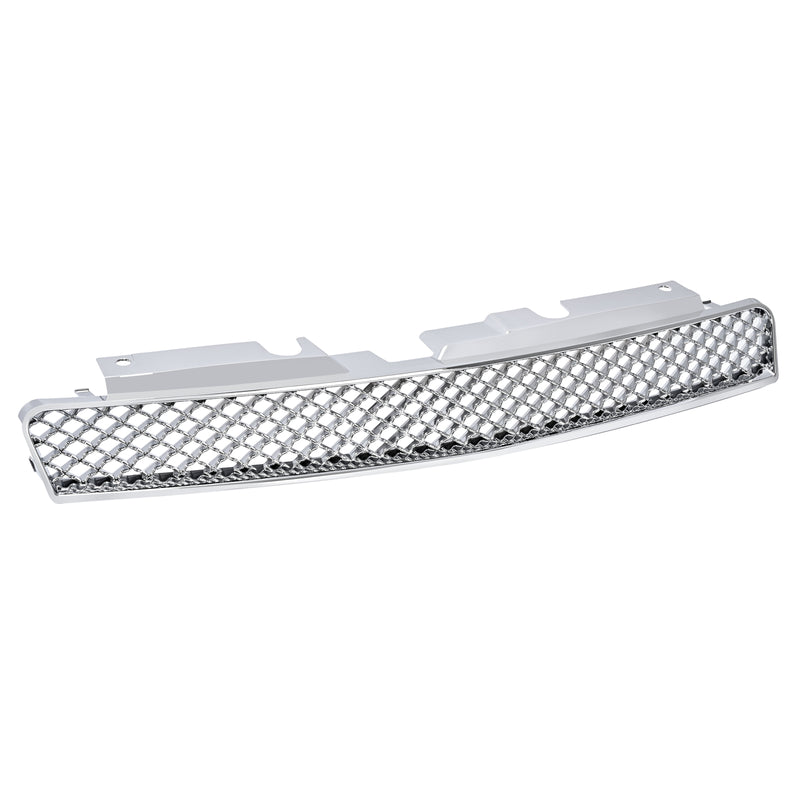Chrome Mesh Front Hood Upper Bumper Grille for Chevy Impala Limited 2006-16