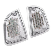 DURAFORCE Clear LED Turn Signal Lights for Kenworth KW K300 T300 T330 T600 86-08 Pair
