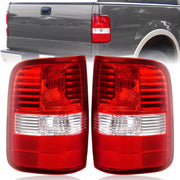 DURAFORCE Red Lens Tail Light Set for Ford F-150 2004-2008 Driver Passenger Side