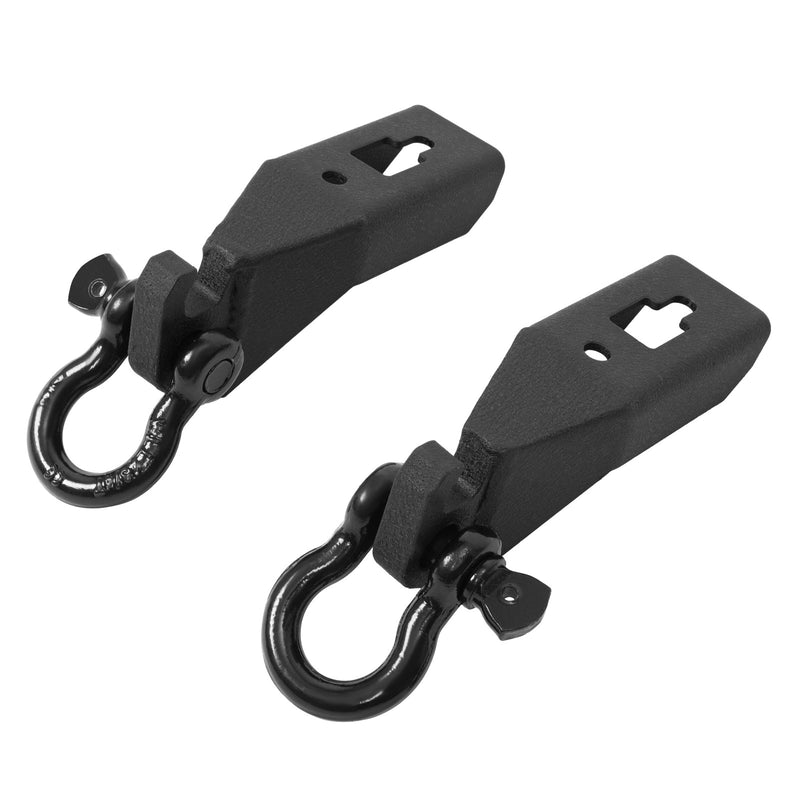 Front Tow Hook Shackle Mount Kit Hardware for Ford F150 F-150 2009-2023 2 Pieces