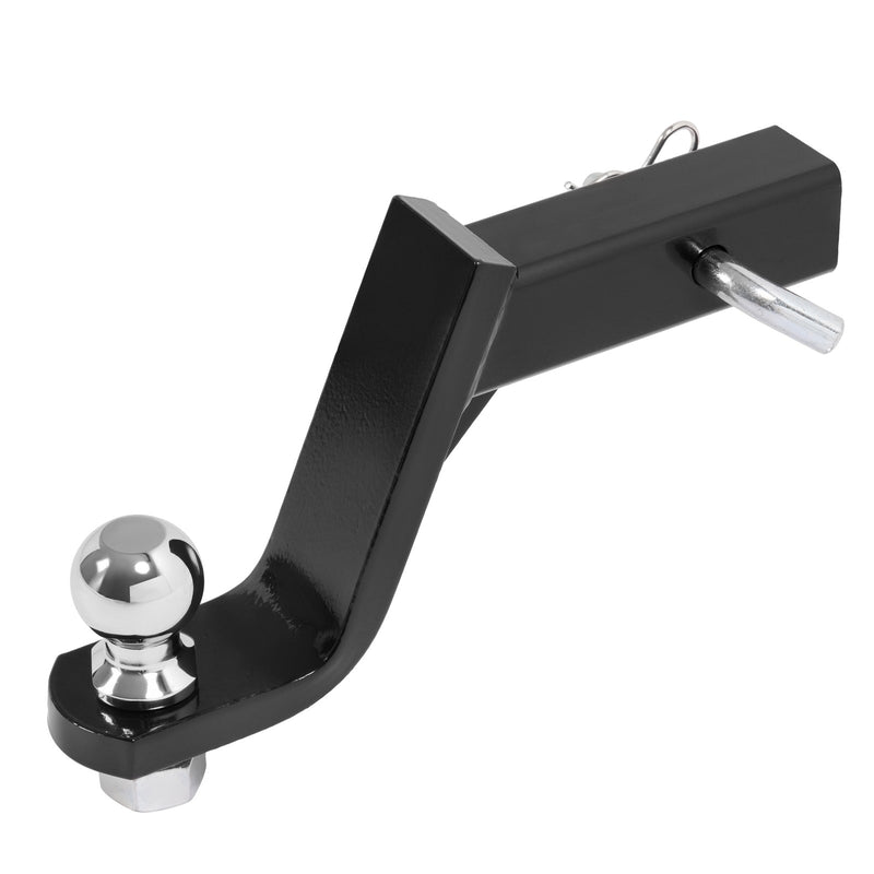 Trailer Hitch Ball Mount With 2" Ball And Pin Fits 2" Receiver 7500 Lbs 6" Drop