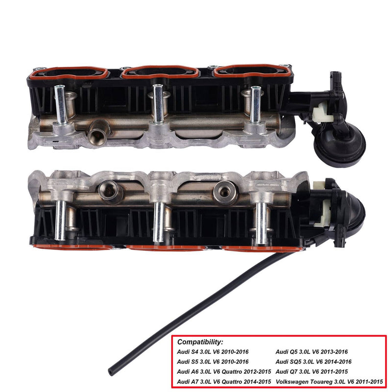 06E133109AF Intake Manifold Pair L+R for Audi S4 S5 A6 A7 Q5 Q7