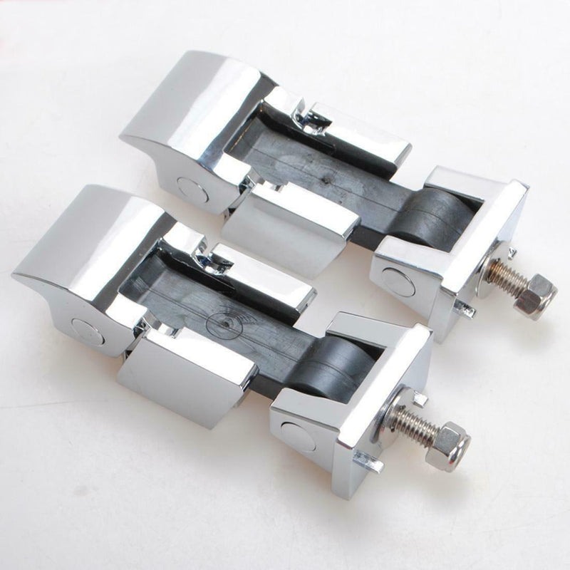 Silver Aluminum Hood Lock Latch Catch Pair for Jeep 2007-2018 Wrangler JK