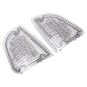 DURAFORCE Clear LED Turn Signal Lights for Kenworth KW K300 T300 T330 T600 86-08 Pair