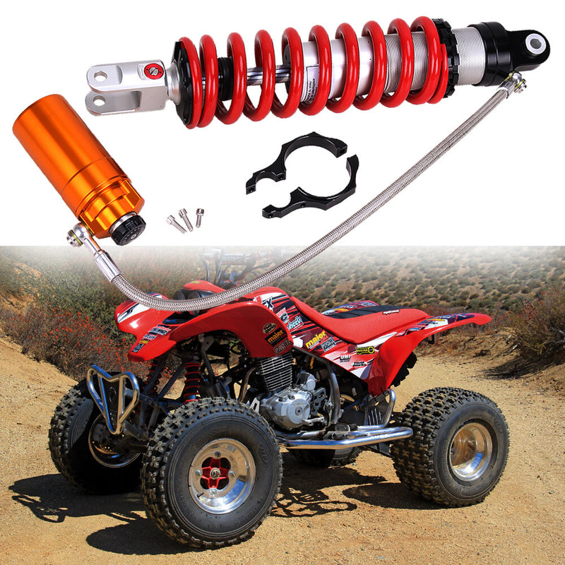 15.5"(395mm) Rear Air Shock Absorber Stage 3 Adjustable for Yamaha YFZ450 10-13